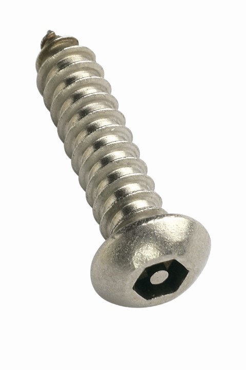 SECURITY STS SCREW BUT HD SS304 10G X 1-1/4 POST HEX ( M4)